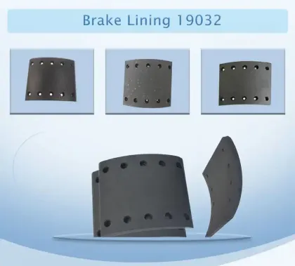 China Factory Semi-Metallic Auto Parts BPW WV-A19032 Truck Brake Lining
