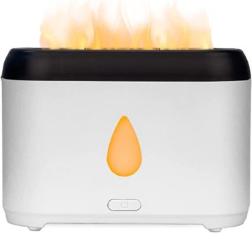 2023 New LED Flame Aroma Oil Diffuser & Air Humidifier