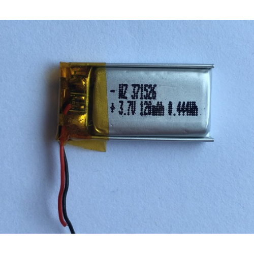 120mAh lipo bateria para fone de ouvido sem fio bluetooth (lp1x2t3)