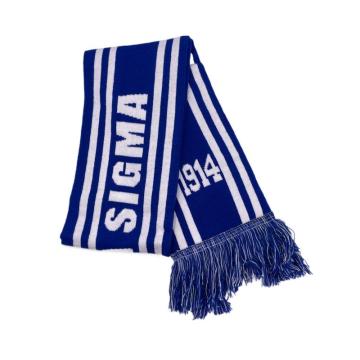 Custom Promotional Football Fan Club Scarf with Jacquard Woven Logo