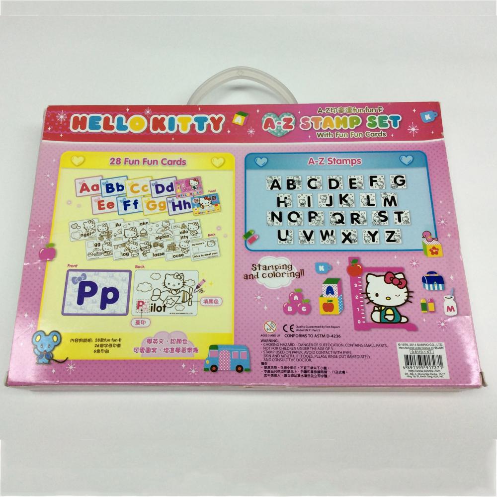 plastic cartoon letter stationery stamp set