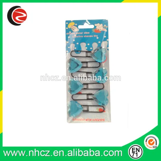 Blue Heart Shaped Acrylic Fancy Bookmark