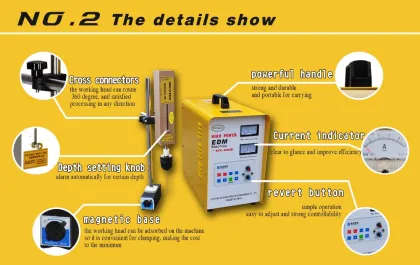 3000W super power damaged bolt remover cnc spark erosion machine
