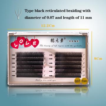 Bulu mata palsu 3D Mink Fur sebenar