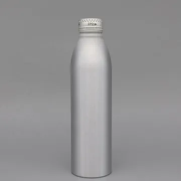 Custom 500ml Screw Tamper Proof Cap Aluminum Bottle