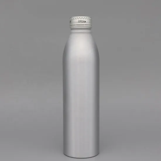 Custom 500ml Screw Tamper Proof Cap Aluminum Bottle