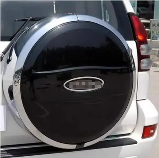 ABS Spare Tire Cover with Hard Top for Toyota Prado - Exterior Car Accessories