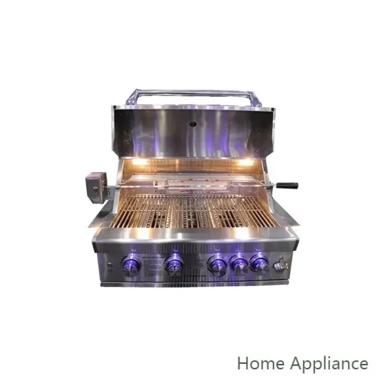 Double Covered Visual Glass Window Roast Chicken/Sheep/Fish/Pig Gas Charcoal BBQ Grills Infrared Heated Outdoor Garden Balcony