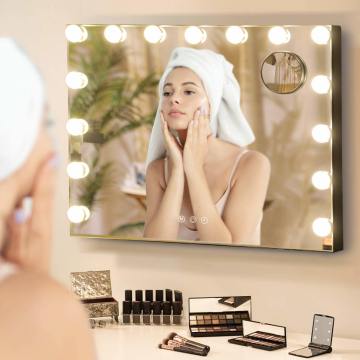 SALLY Hollywood Lighted Makeup Dimmable LED Настольное зеркало со светодиодной подсветкой