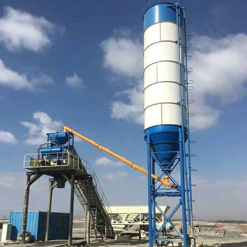 Ready mixed electrical 25m3 mini concrete batching plant