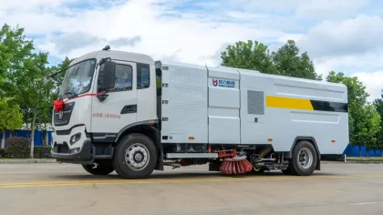 New Energy Electric Hybrid 10 Cubic Meters Sweeper Road Sweeper by Dongfeng Tianjin with Nintex Agent Battery