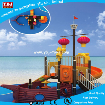High quality tube custom outdoor playgrounds plastic slides