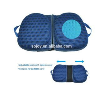 Anti-slip Adjustable Memory Foam Gel Cool LumbarSupport Seat Cushion