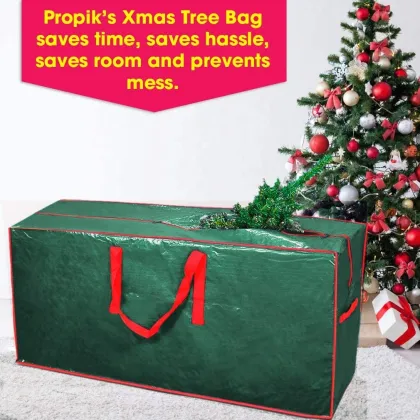 Waterproof Christmas Tree Storage Bag: Durable 7.5ft Tree Oxford Duffle for Safe Holiday Storage