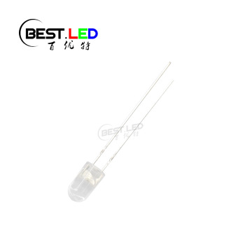 5mm Red LED Without Edges 620nm Clear Lens