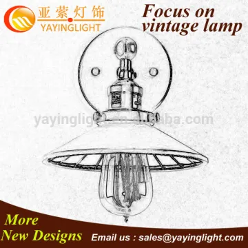 American country retro style wall lamp,bedroom villa outdoor balcony aisle lights Edison light bulb