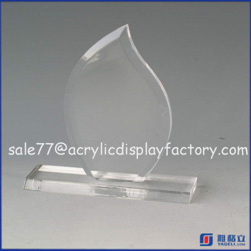 Manufacturer Clear Blank Award Gift,Popular custom design clear Acrylic blank award trophy