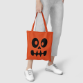 Pumpkin Smile Canvas Tote Bag