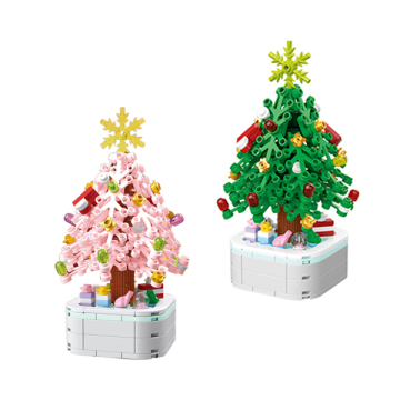 Christmas Tree Potting DIY Assembly Building Blocks Toy - 211Pcs Set: A Perfect Gift for Kids and Adults