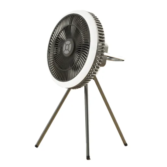 Portable Camping Electric Fan with Tripod and Light