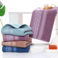 Smooth Texture Cotton Hand Towel with Elegant Dobby