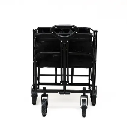 Folding Garden Cart: Large Capacity Utility Cart for Camping and Outdoors