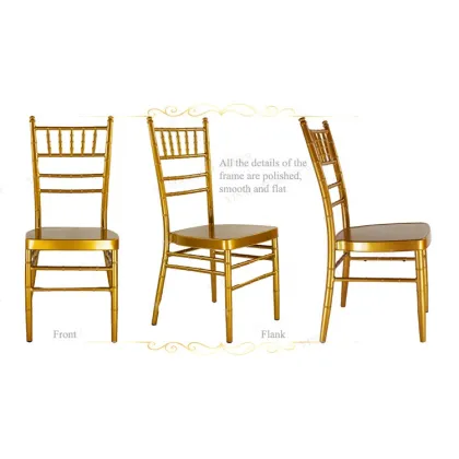 Napoleon Chivalry Tiffany Gold Modern Banquet Chair