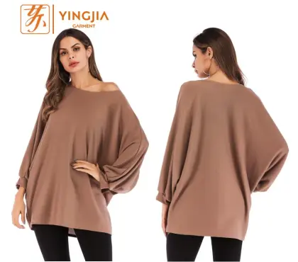 Lady Bat Long Sleeve Woman Plus Size Blouse