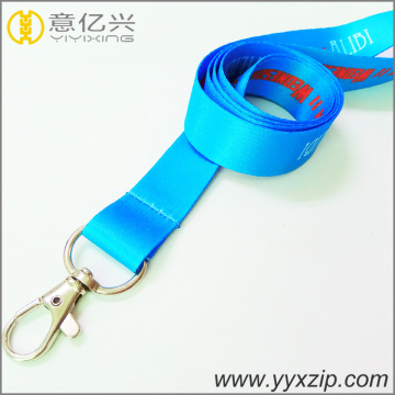 Double-sided free logo design blue lanyard