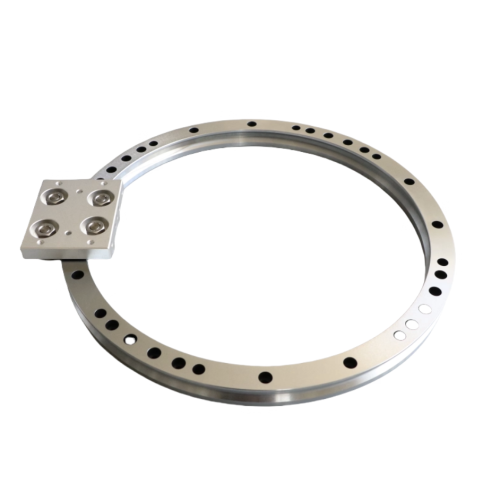 Malakas na tungkulin na hindi kinakalawang na asero na pabilog na gabay sa riles ng tren