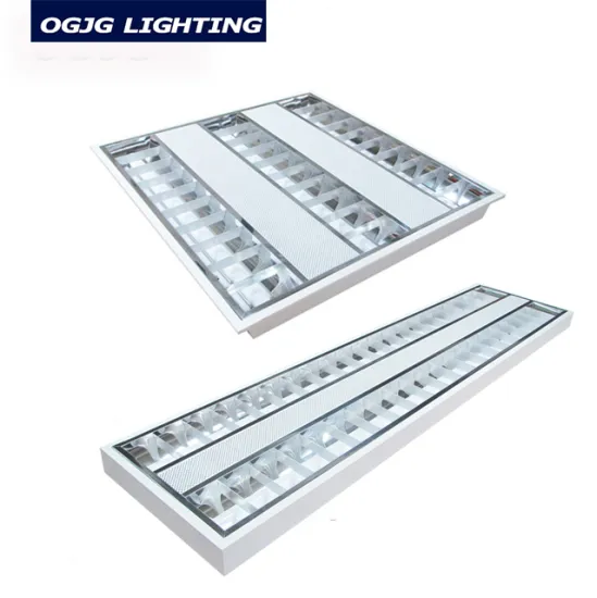 Aluminum Louver Troffer Lighting Fixtures for Commercial Office Buildings