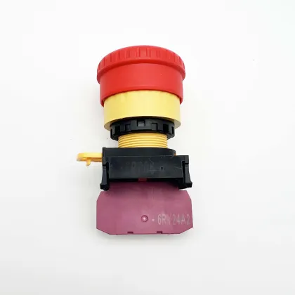 Search Engine for SOK Escalator Spare Parts: IDEC YW1B-V and YW-E01 Stop Switch Buttons