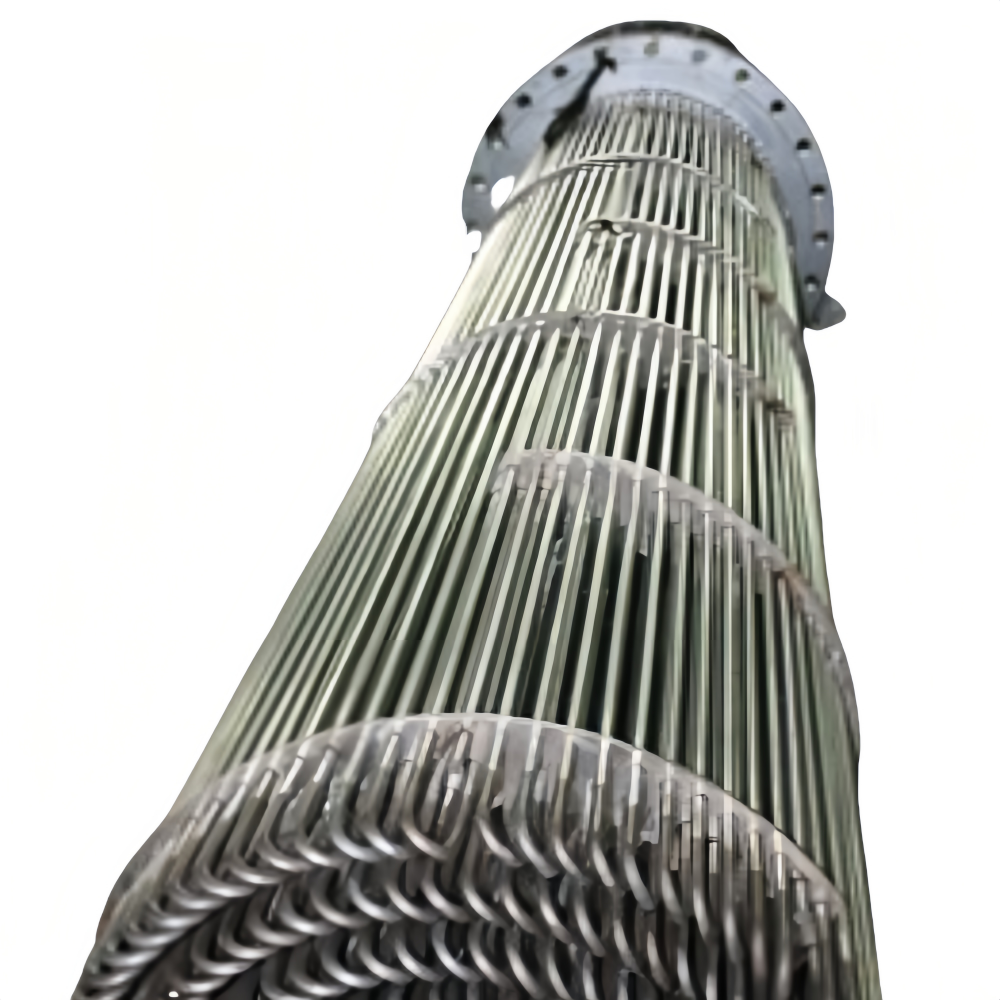 Flange heating pipe