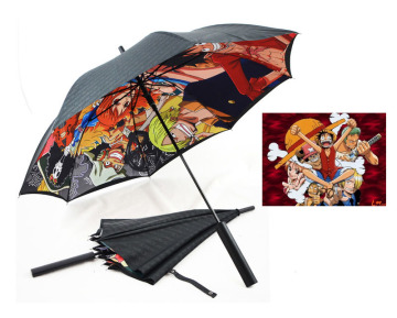 Automatic Rain Umbrella with Carton Umbrella One Piece (sea poacher) Print Umbrella