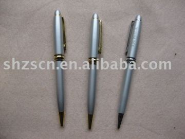 Aluminium Metal ballpen/slim ballpen/silver metal ballpen