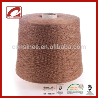 Gorgeous dyed pure cashmere yarn with 108 stock colors from Consinee