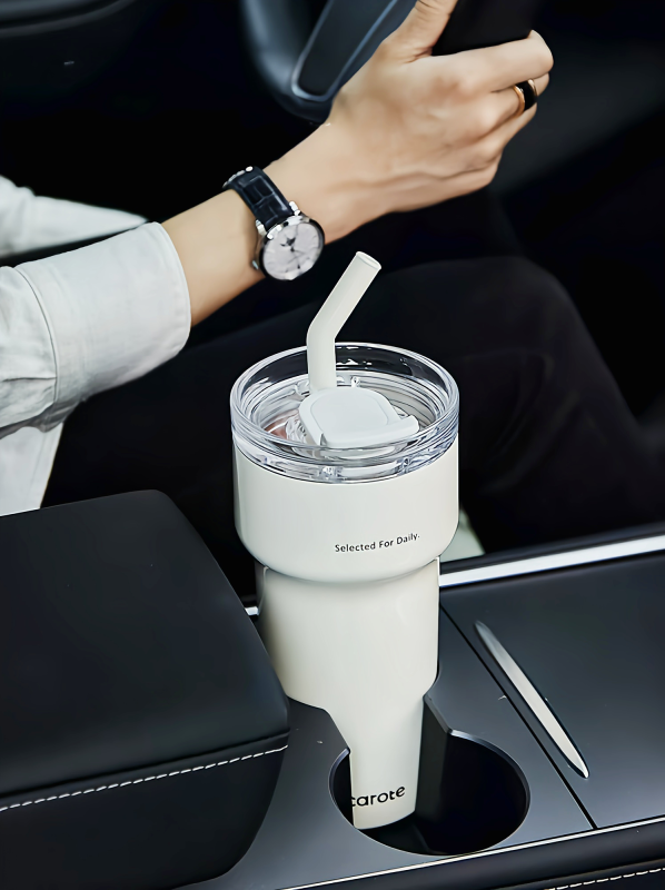 Carote Daily - Use Stainless Steel Tumbler with Straw
