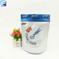 Laminated multiple layer plastic white empty flour bag