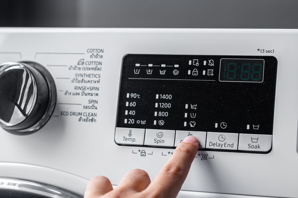Panel de control de electrodomésticos