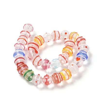 Search Engine: Pandahall Colorful Round Handmade Lampwork Beads