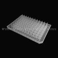 0.2ml 96 კარგად PCR Plate Half Skirt Clear არასამთავრობო სტერილური