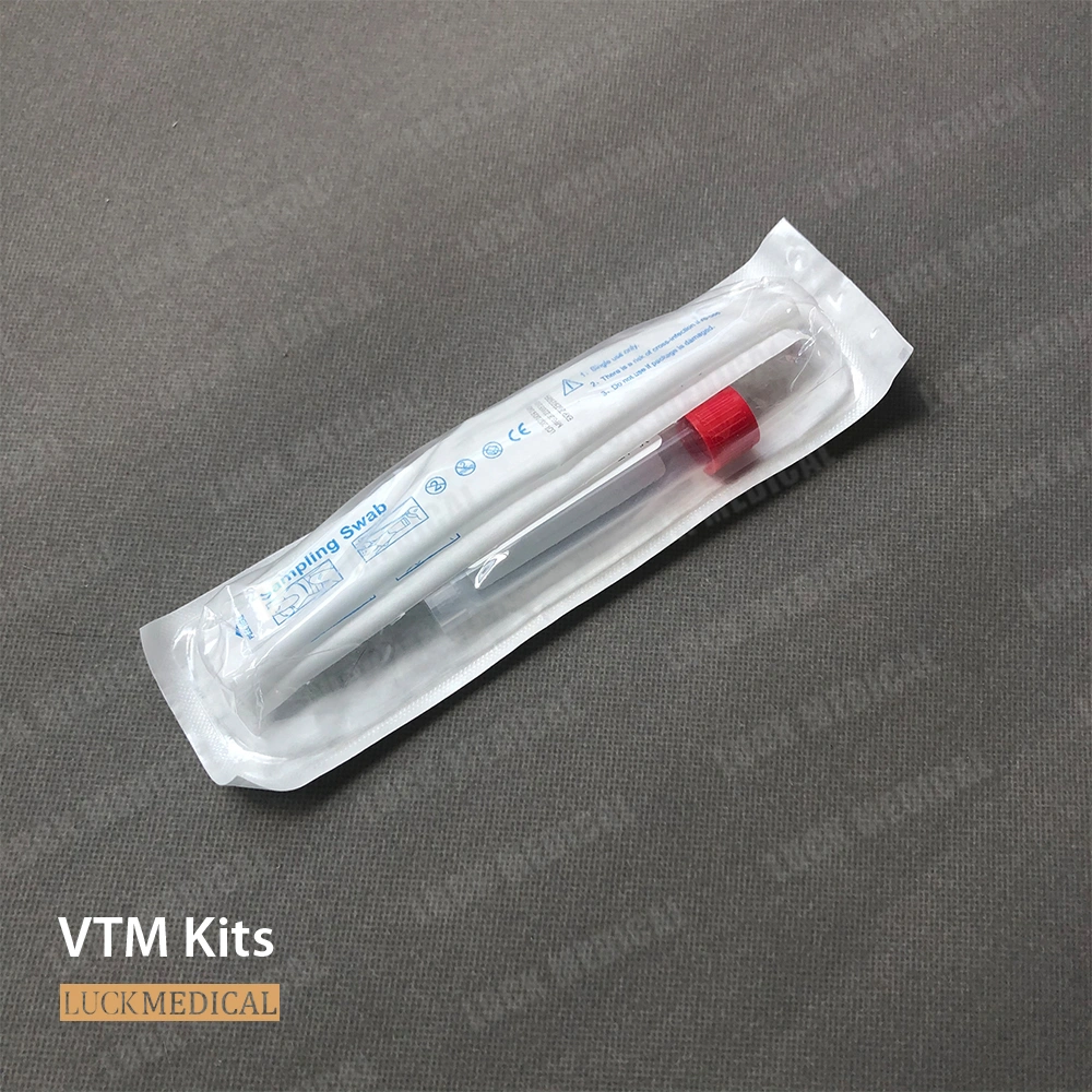 Vtm Lab Tube 1ml/2ml/3ml VTM Viral Transport Tube with Swab China Manufacturers ...