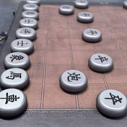 Тытан кітайскі шахматны набор