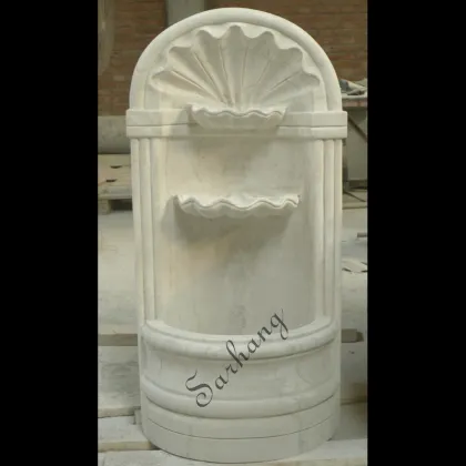 Hand carving flower wall water fountains