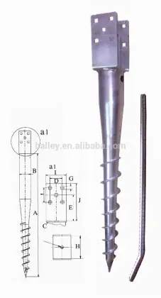 High Quality Screw Piles