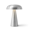 Dimming touch reachargeable metal base table lamp