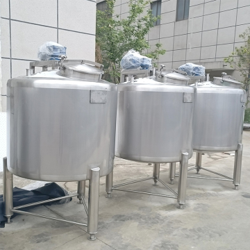 Stainless Steel Milk Storage and Fermentation Tanks - 300l to 5000l