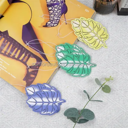 Wood Car Perfume Diffuser - Hanging Scent Fragrance Bottle Air Freshener