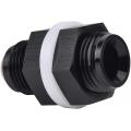 10AN Fuel Cell Bulkhead Fitting - Black Anodized