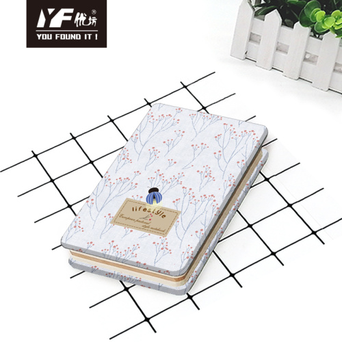 Notebook Template Custom flower life style cute metal cover notebook Supplier
